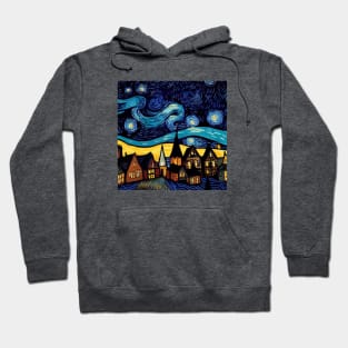 Starry Night Over Hogsmeade Hoodie